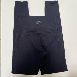 Adidas black workout leggings size XS
